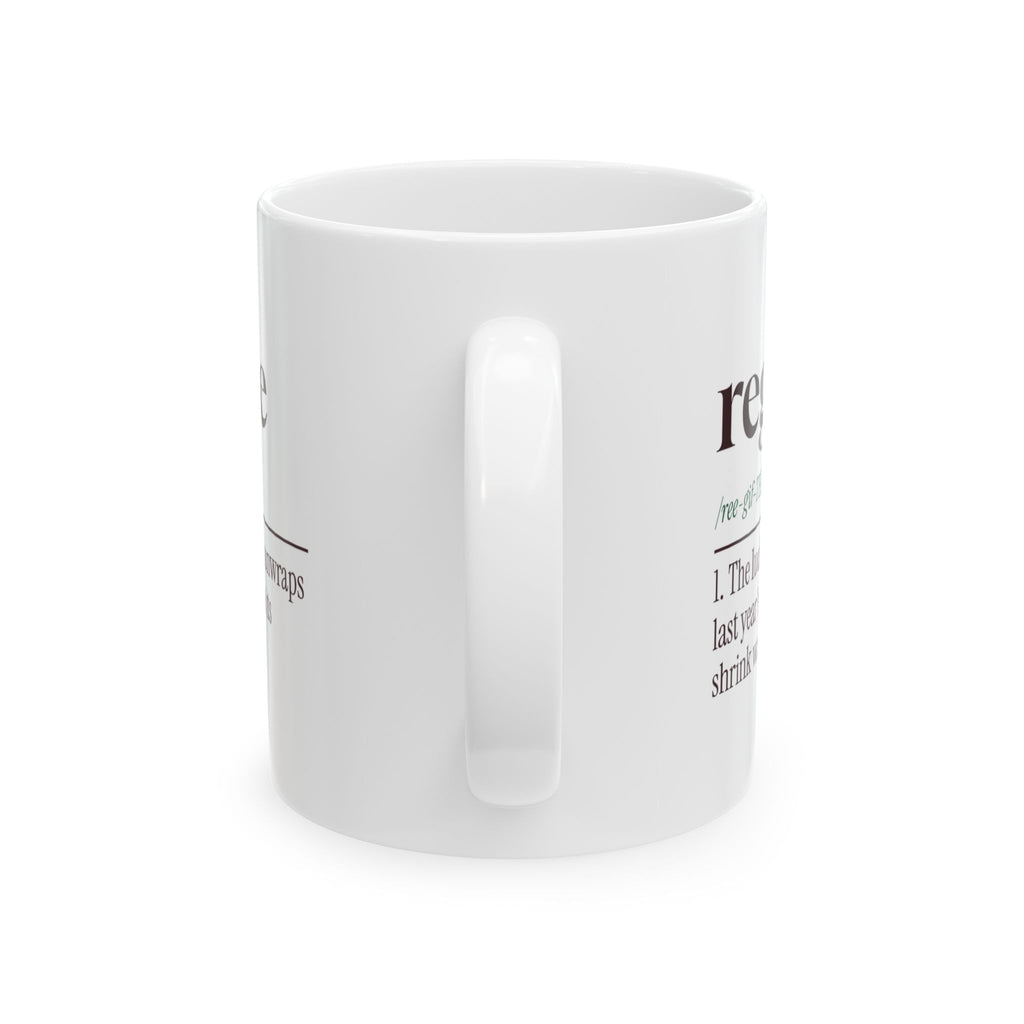 Funny White Elephant Coffee Mug Regiftee Definition For Yankee Swap