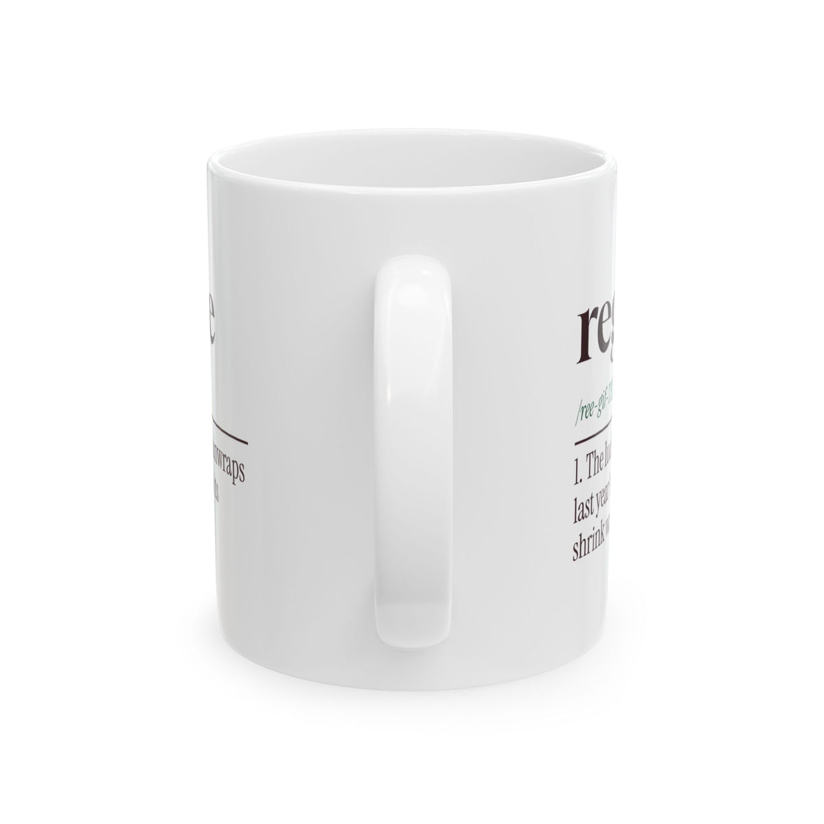 Funny White Elephant Coffee Mug Regiftee Definition For Yankee Swap