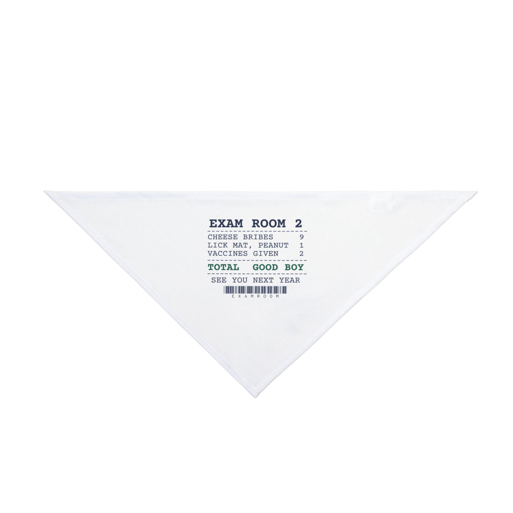 Funny Vet Tech Dog Bandana Cheese Bribes Exam Room Receipt For Vet Techs