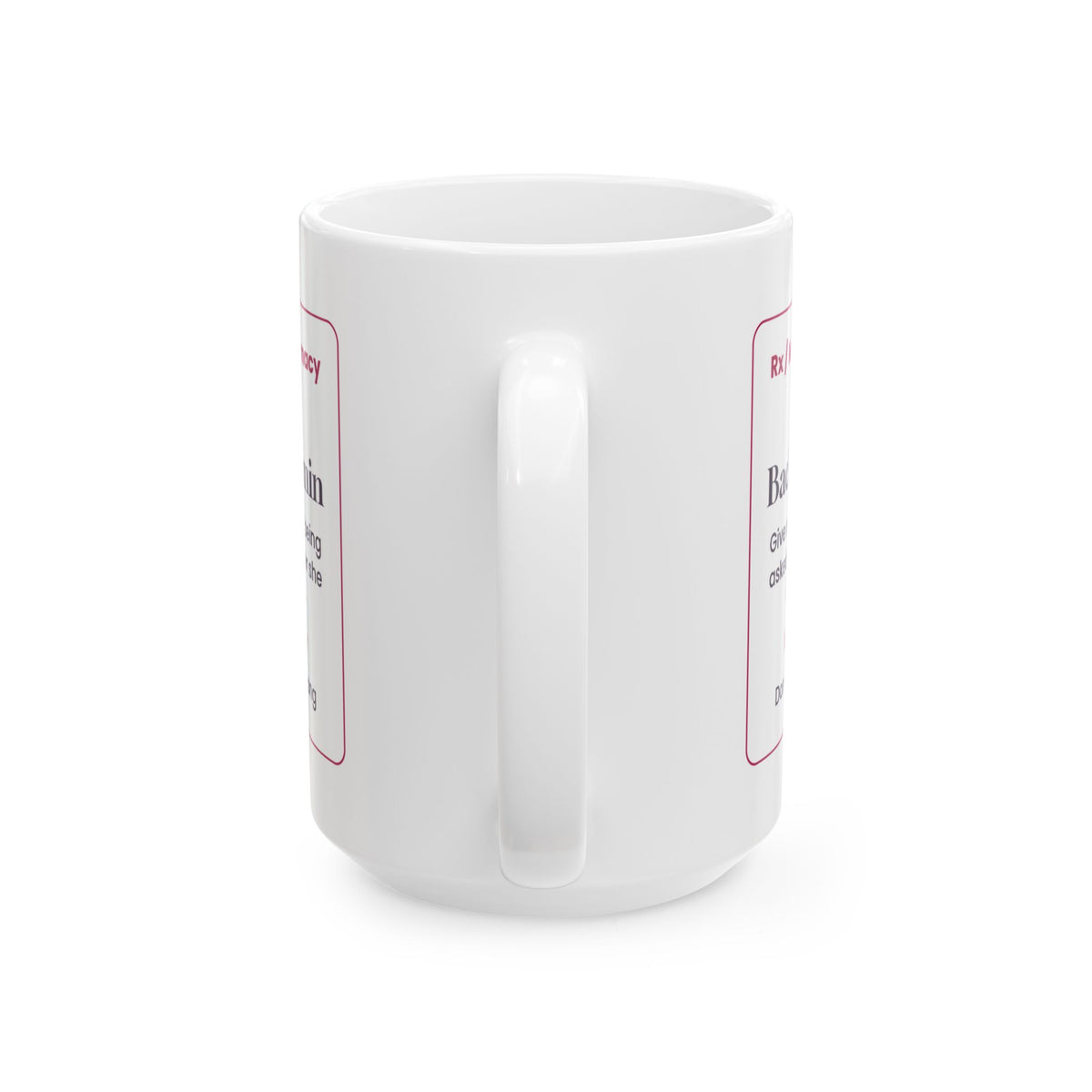 Funny Wife Coffee Mug Back Rub Prescription