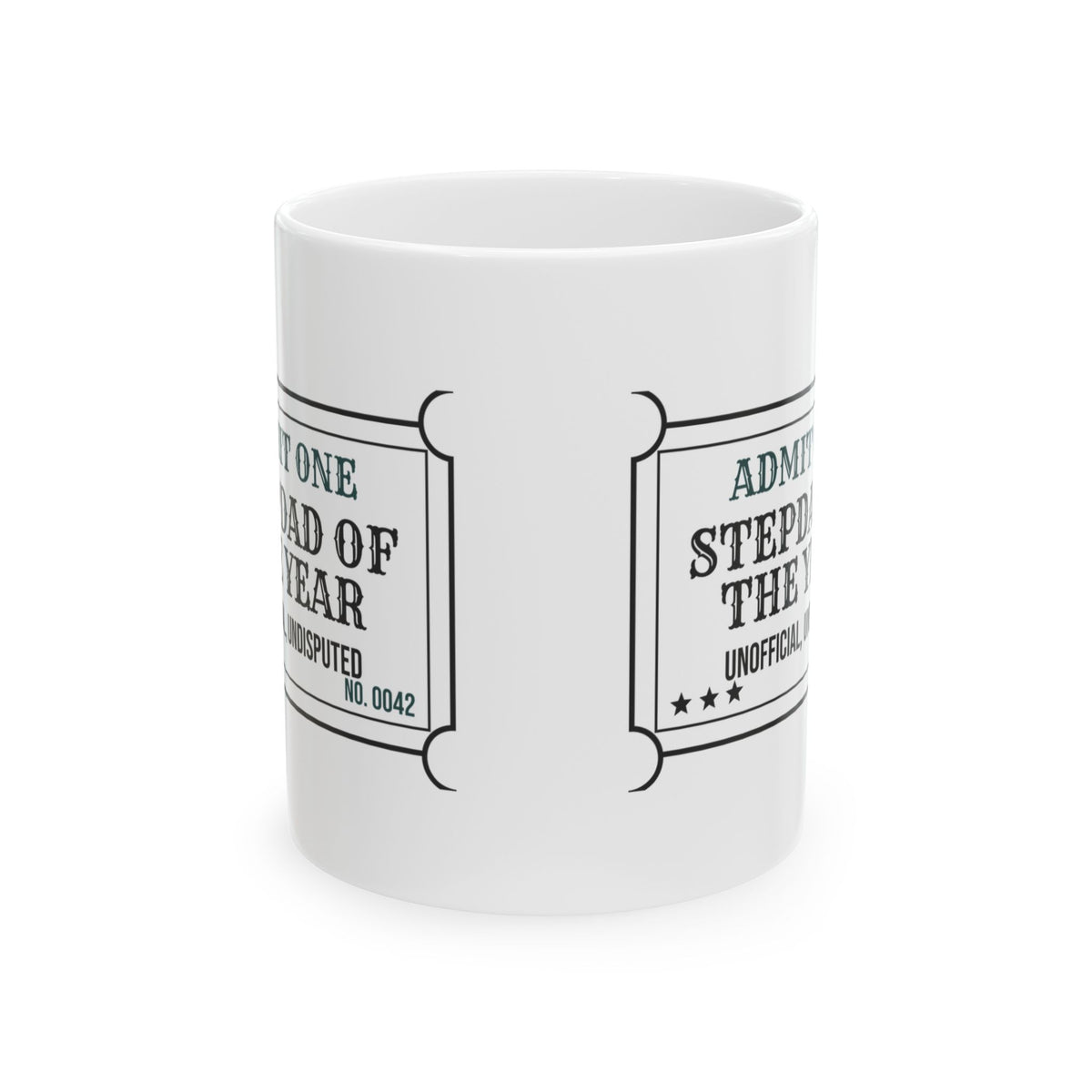 Stepdad Coffee Mug Unofficial Undisputed For Him