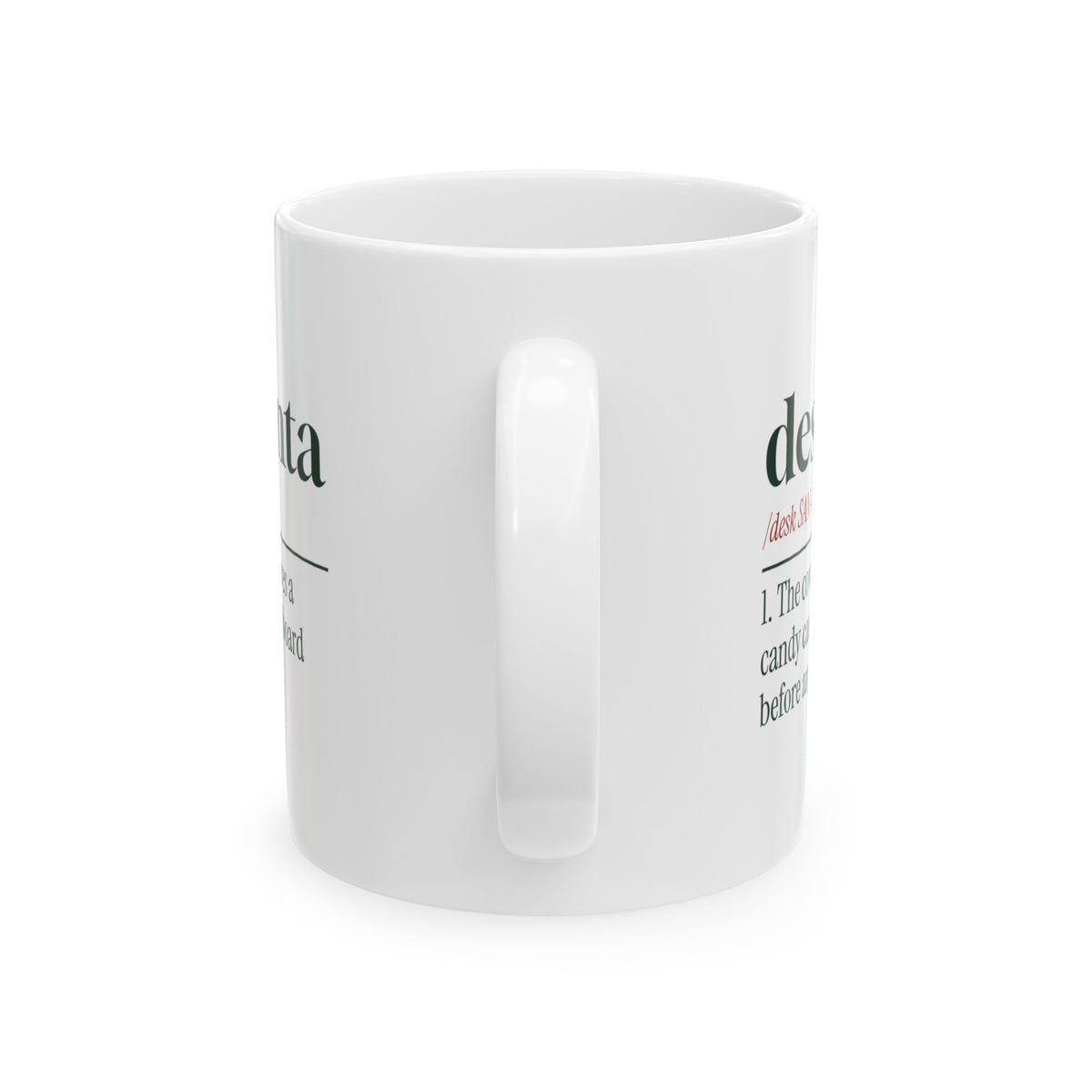 Funny Christmas Coworker Coffee Mug Desk Santa Dictionary Definition