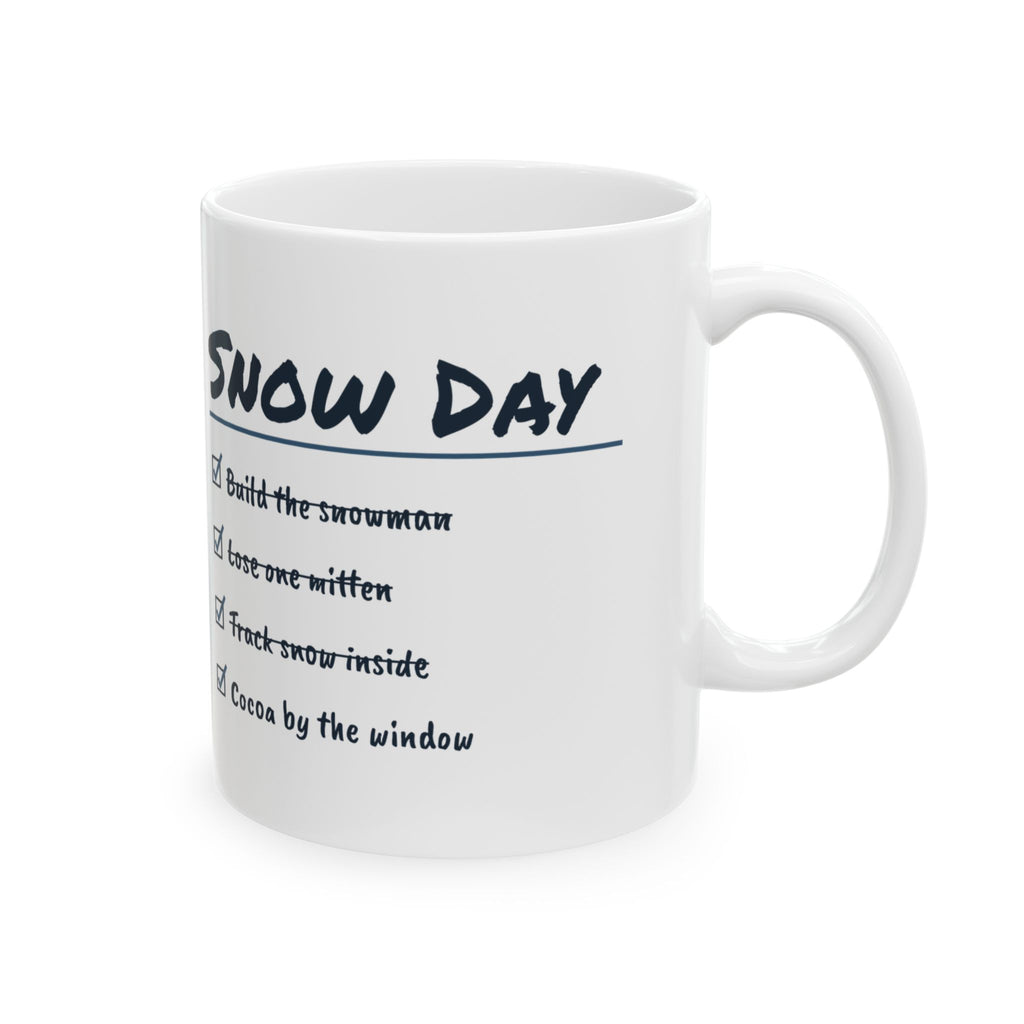 Hot Cocoa Coffee Mug Lose One Mitten Cocoa By The Window Snow Day