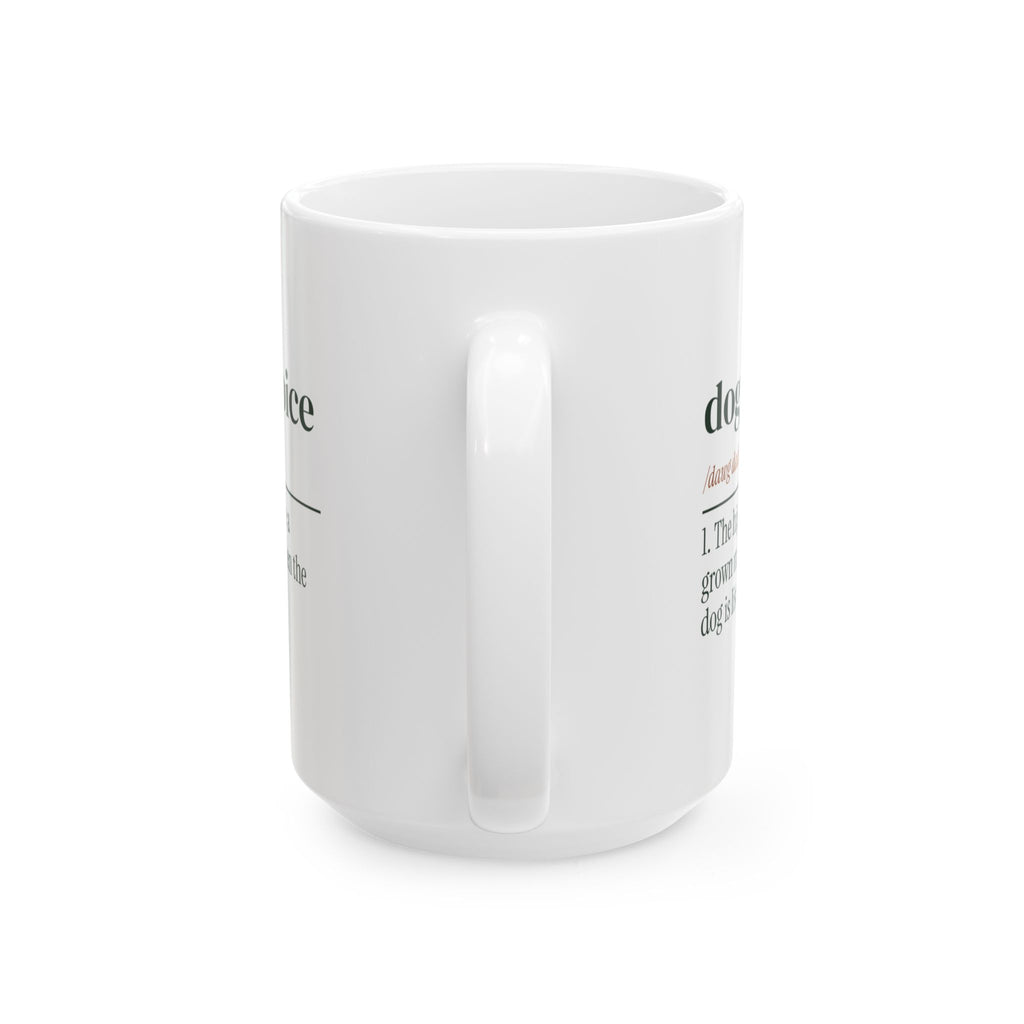 Funny Dog Dad Father's Day Coffee Mug Dog Dad Voice Dictionary