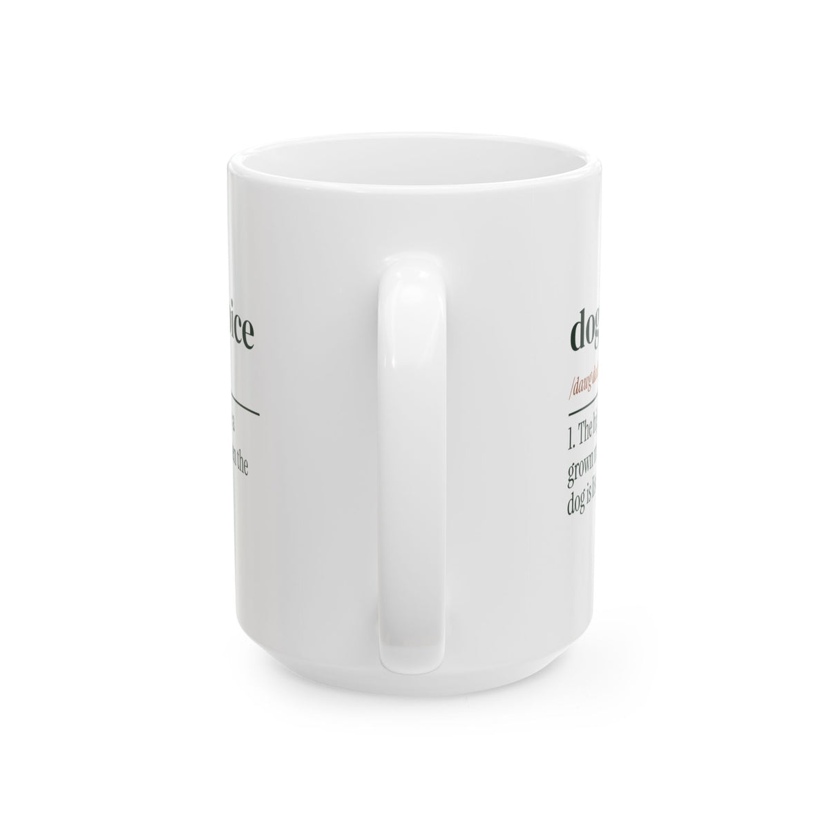 Funny Dog Dad Father's Day Coffee Mug Dog Dad Voice Dictionary