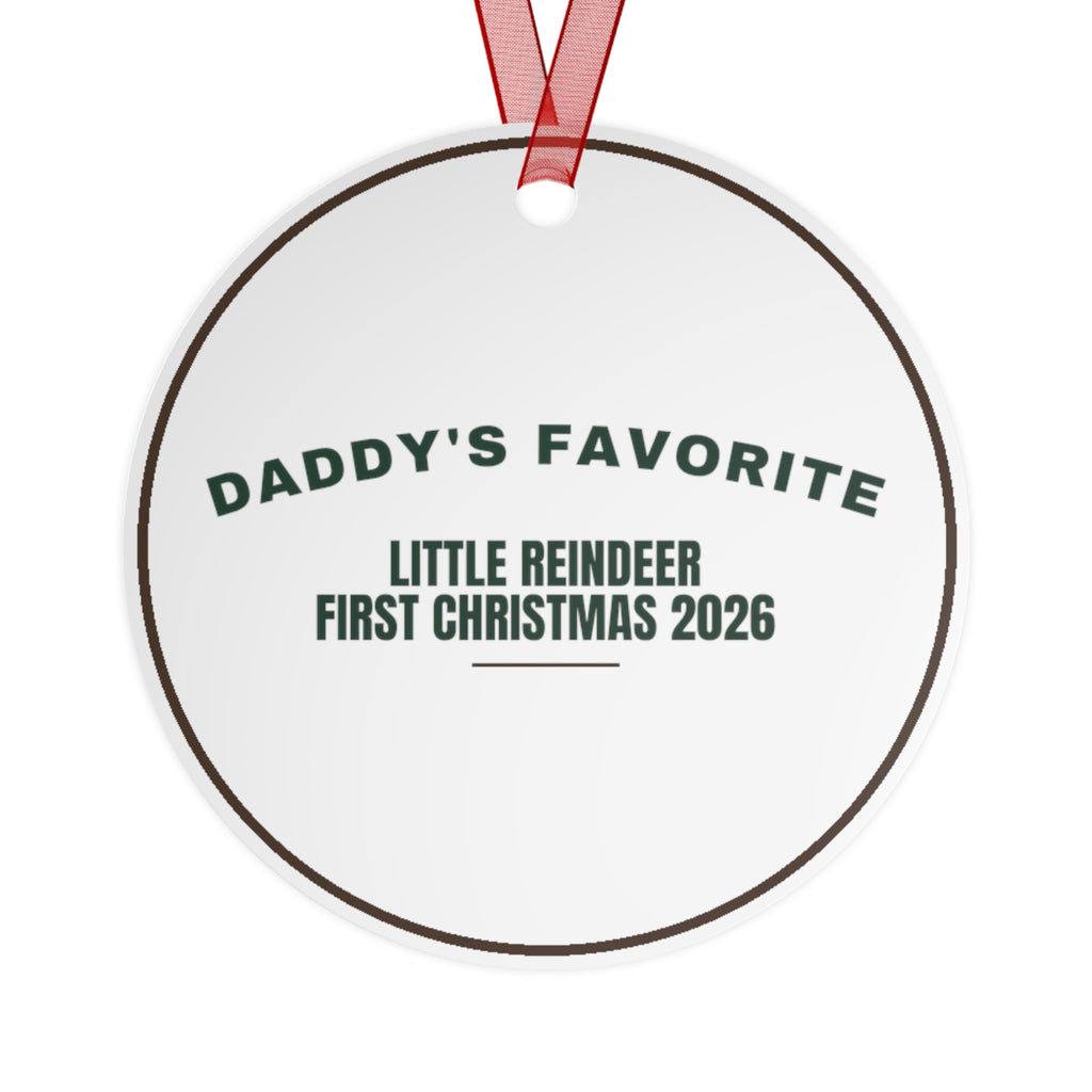 Christmas Ornament 2026 Daddy's Little Reindeer First Christmas