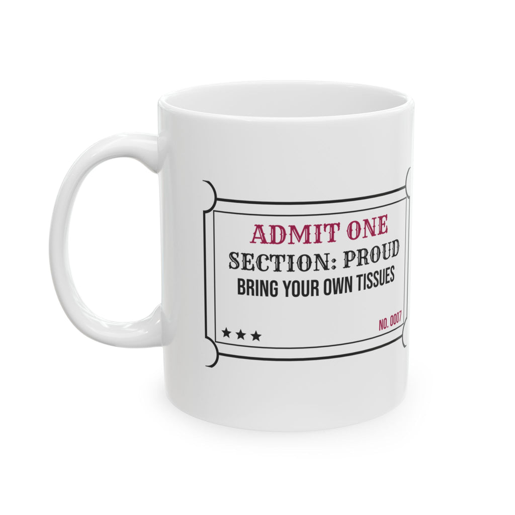 Cheer Mom Coffee Mug Section Proud