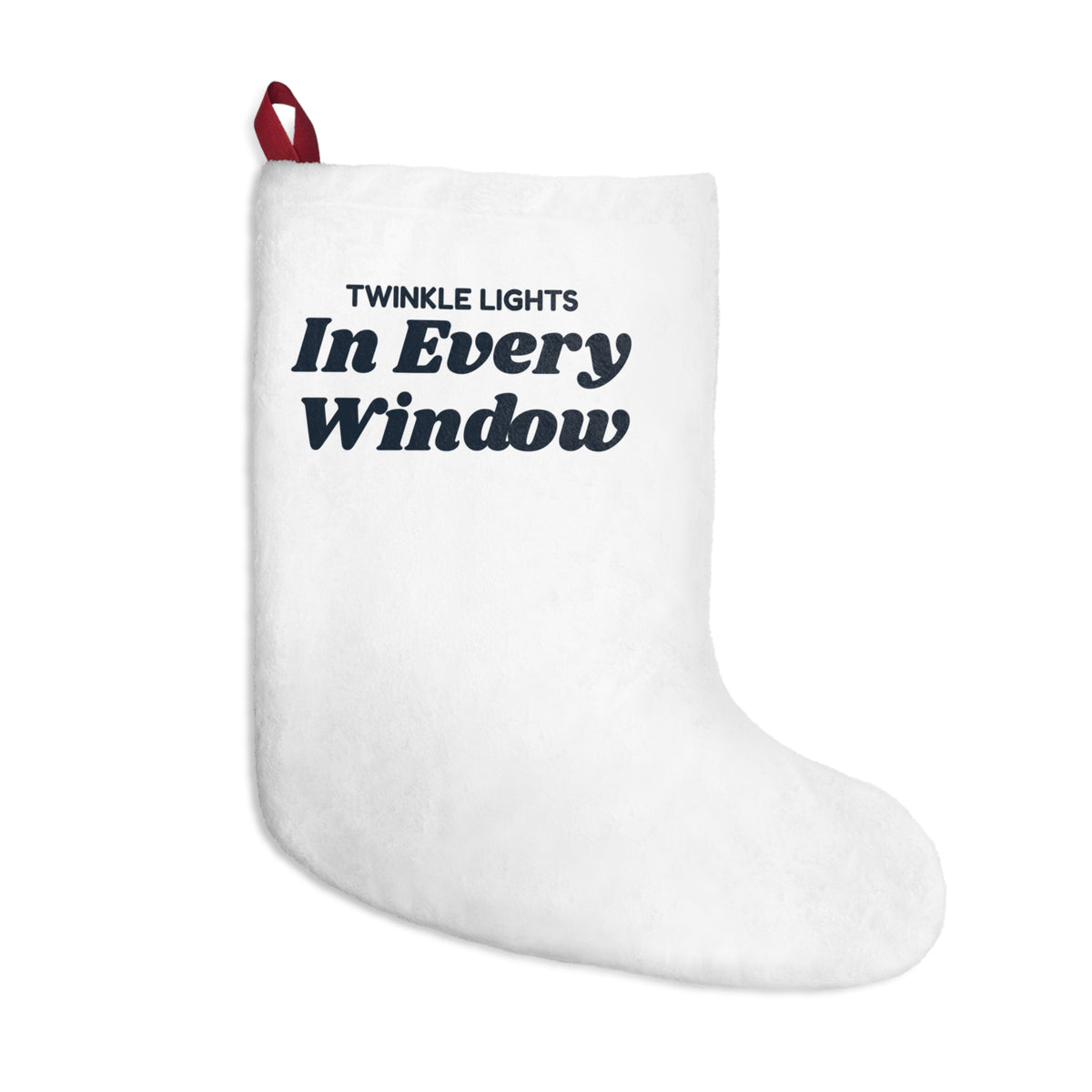 Cozy Christmas Stocking Twinkle Lights In Every Window