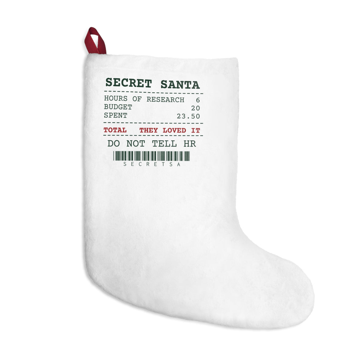 Funny Secret Santa Christmas Stocking Went Over Budget They Loved It
