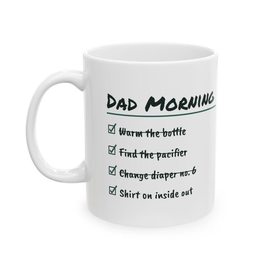 Funny New Dad Mug Found The Pacifier Shirt Inside Out For New Dads