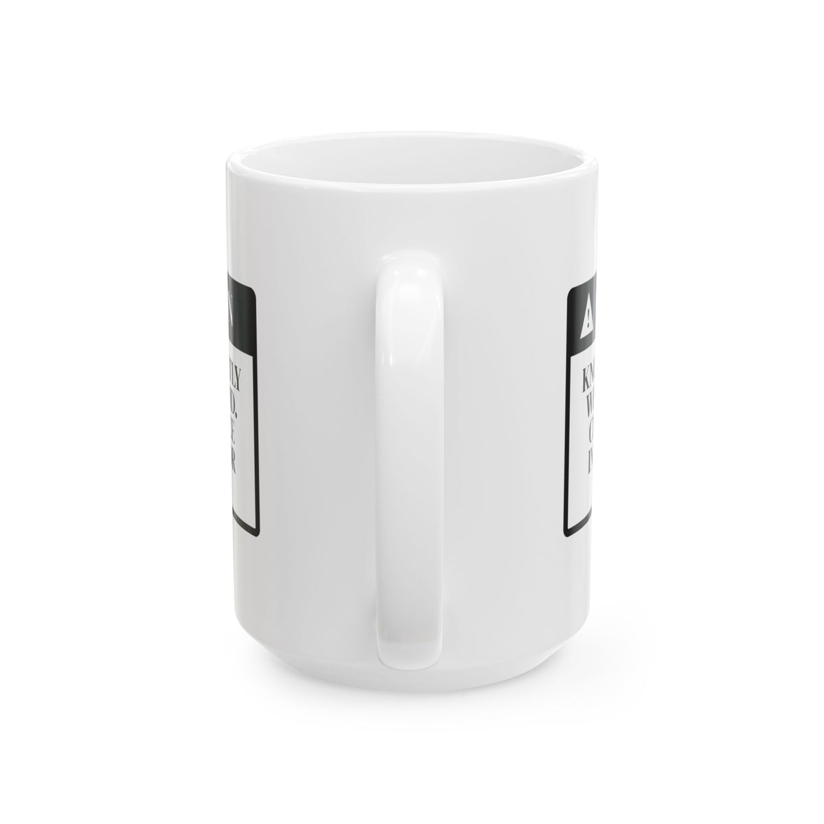 Funny Wife Coffee Mug Caution Chose Peace Joke For Wife