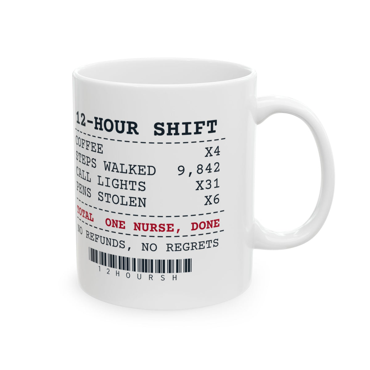 Funny Nurse Coffee Mug One Nurse Done