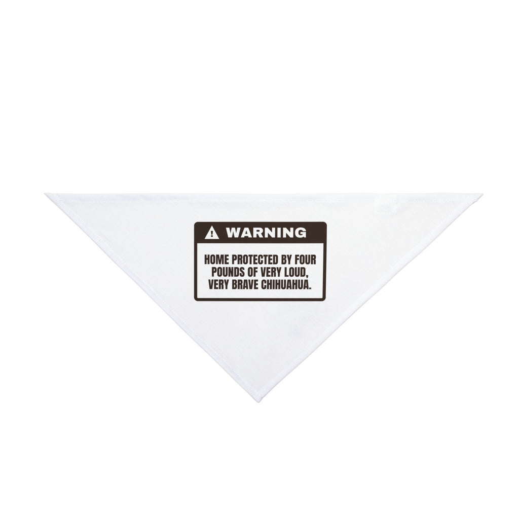 Funny Chihuahua Dog Bandana Four Pounds Of Home Security For Dog Moms