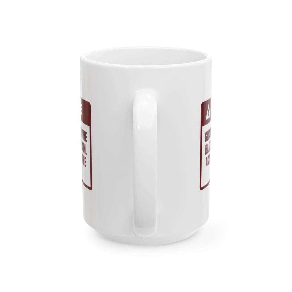 Funny Christmas Grandpa Coffee Mug Grandpa Will Tell The Blizzard Story