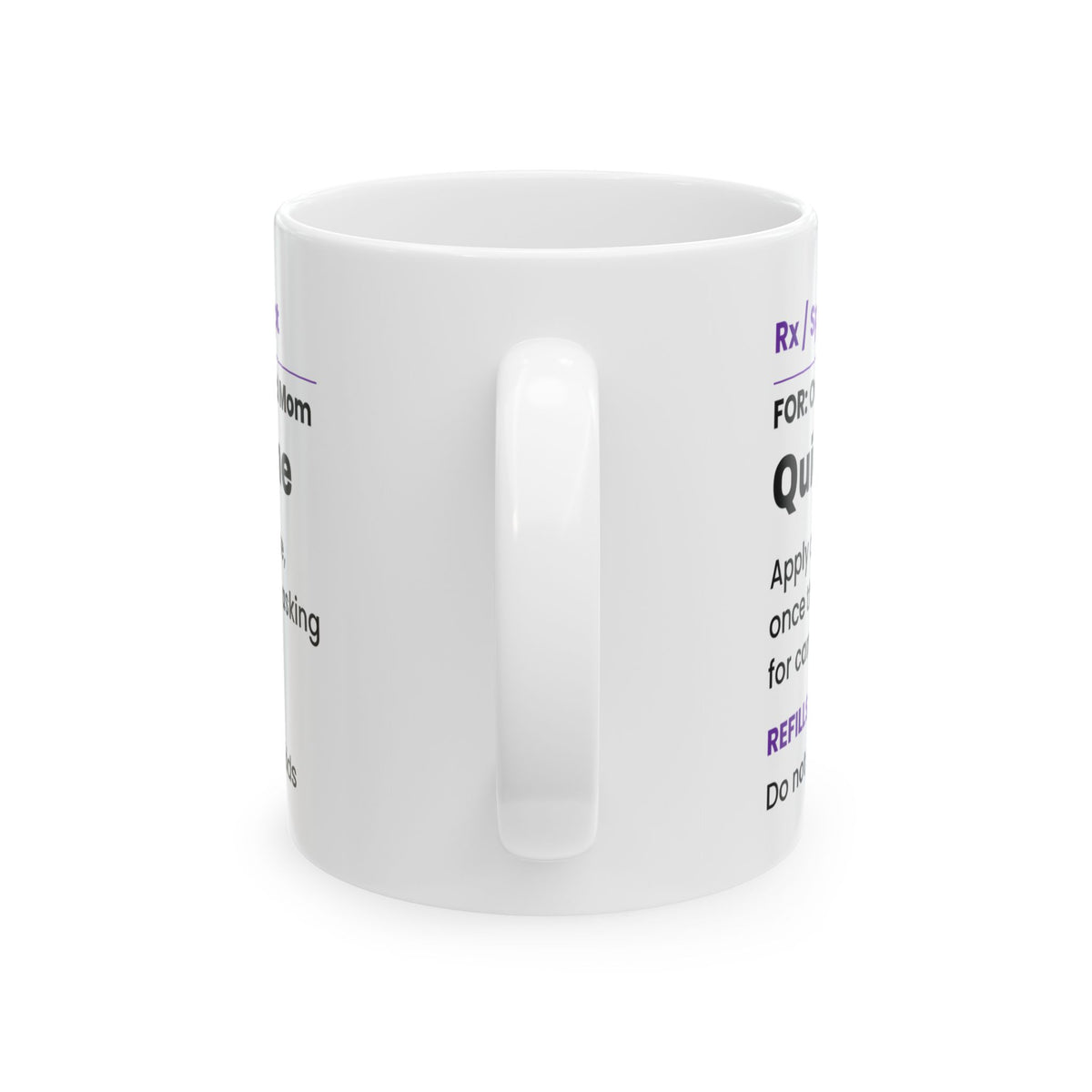 Funny Halloween Coffee Mug Quiet Time Prescription For Moms