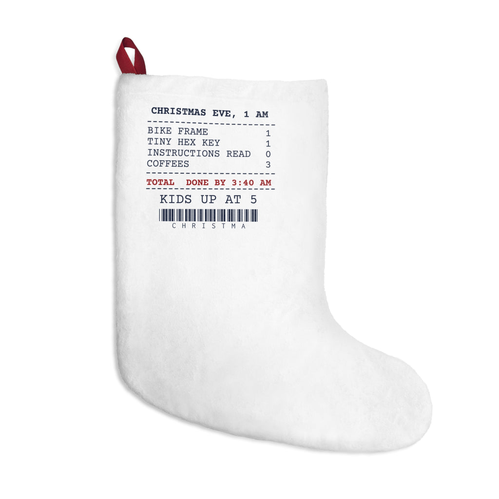 Funny Christmas Stocking Christmas Eve Assembly Receipt For Dad