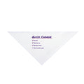 Funny Dance Mom Dog Bandana Quick Change Checklist