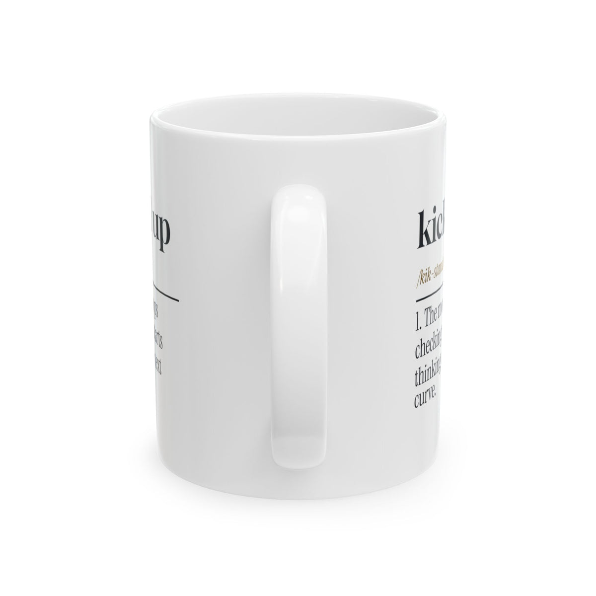 Motorcycle Coffee Mug Kickstand Up Phone Down Definition For Riders