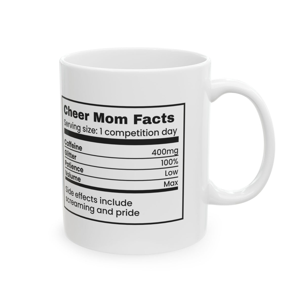 Cheer Mom Coffee Mug For Cheerleading