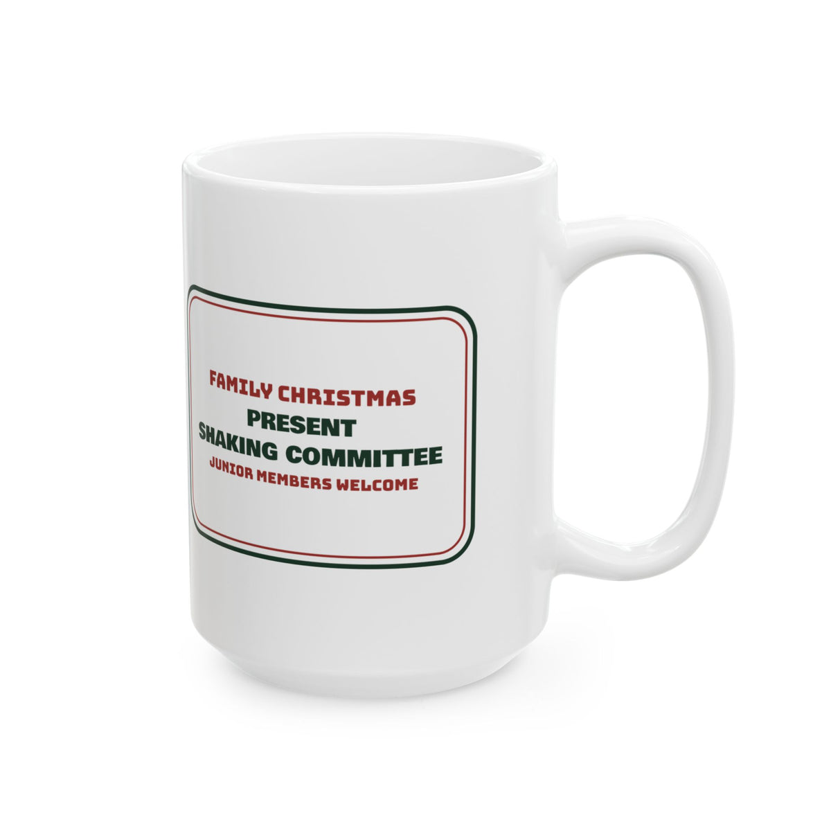 Funny Christmas Coffee Mug Present Shaking Committee For Family