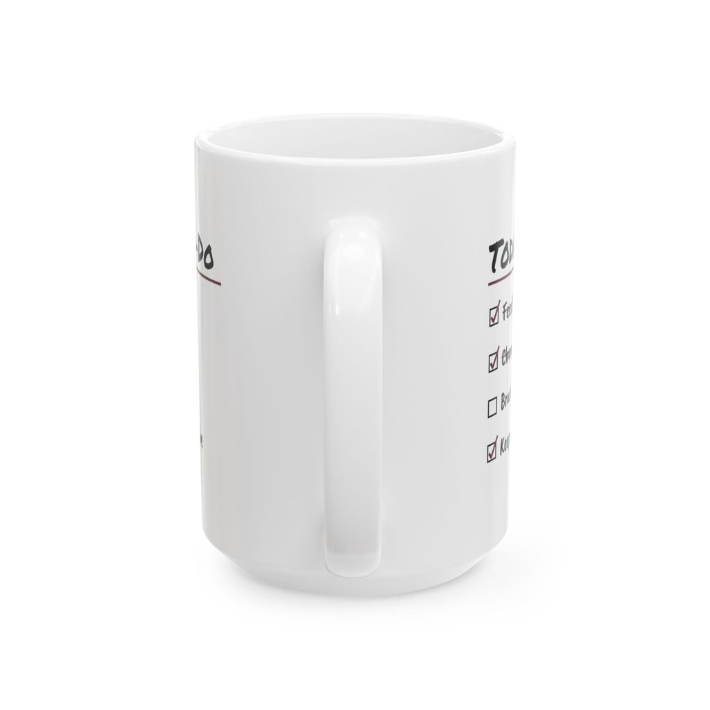 New Mom Coffee Mug Today's To-Do Checklist For First Time Moms