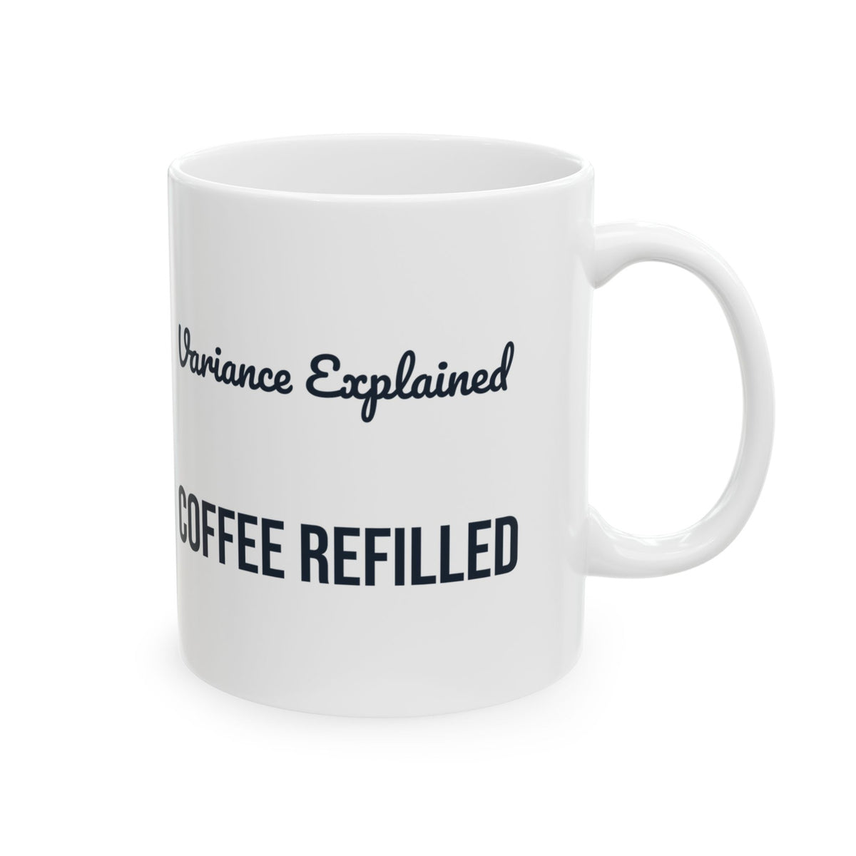 Accountant Coffee Mug Variance Explained Coffee Refilled Script