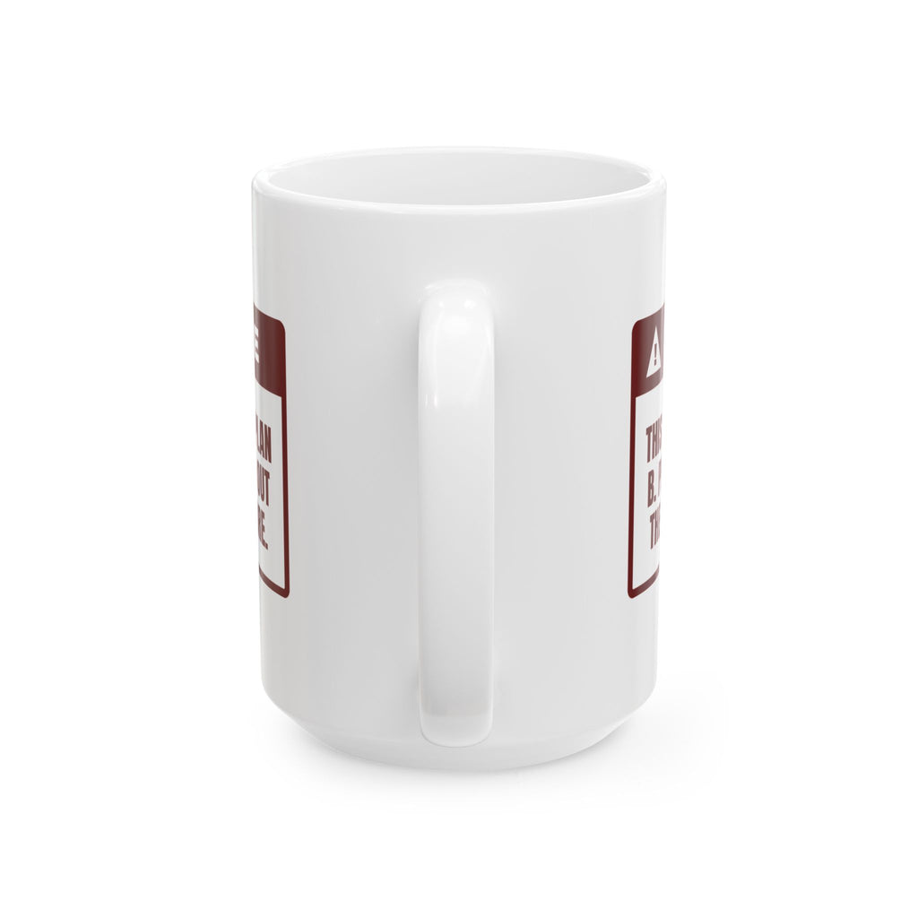 Funny White Elephant Coffee Mug This Mug Was Plan B Notice