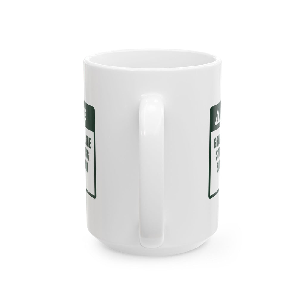 Funny Christmas Grandpa Coffee Mug Grandpa's Snowstorm Story Part Two