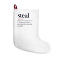 Funny White Elephant Christmas Stocking Steal Dictionary Definition