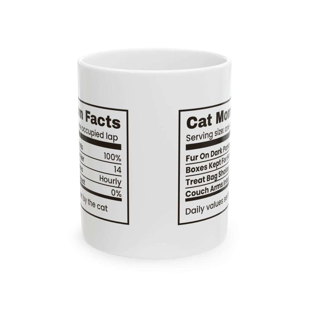 Funny Cat Mom Coffee Mug Cat Mom Facts Boxes Kept For Her For Cat Moms