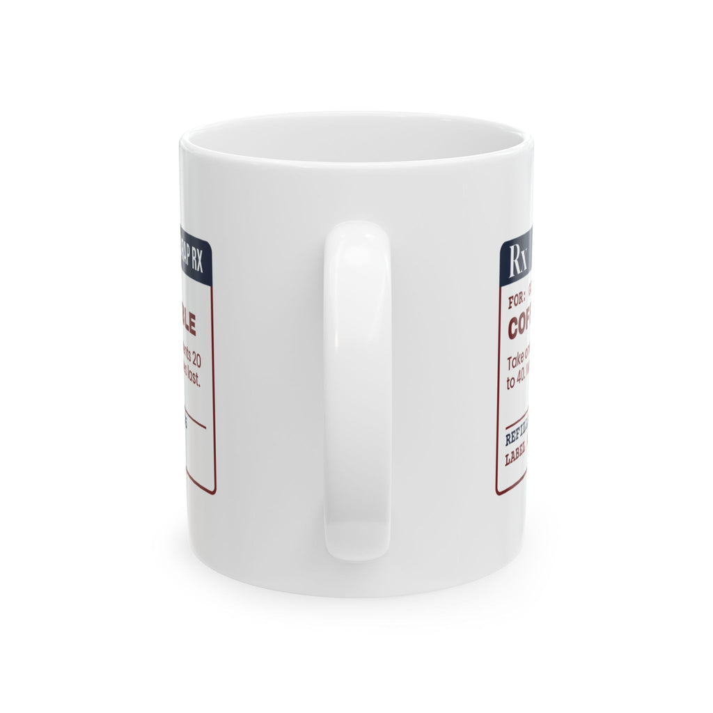 Funny Christmas Coffee Mug Wrapping Prescription For Gift Wrappers