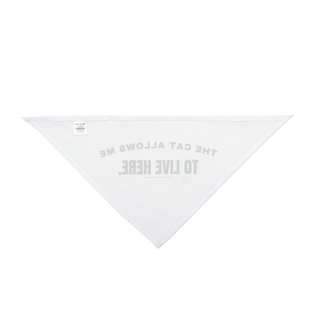 The Cat Allows Me To Live Here Dog Bandana For Cat Moms