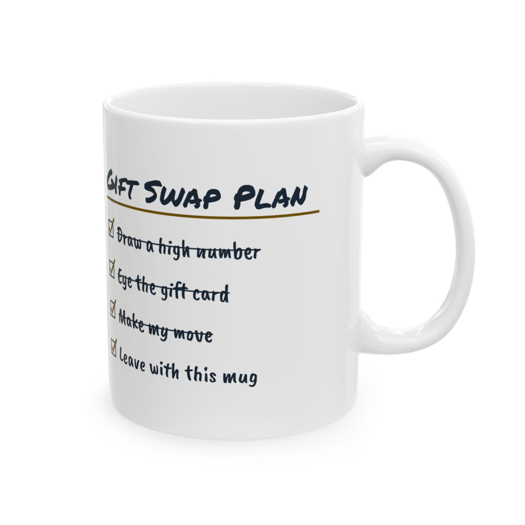 Funny White Elephant Coffee Mug Swap Plan Checklist For Coworkers