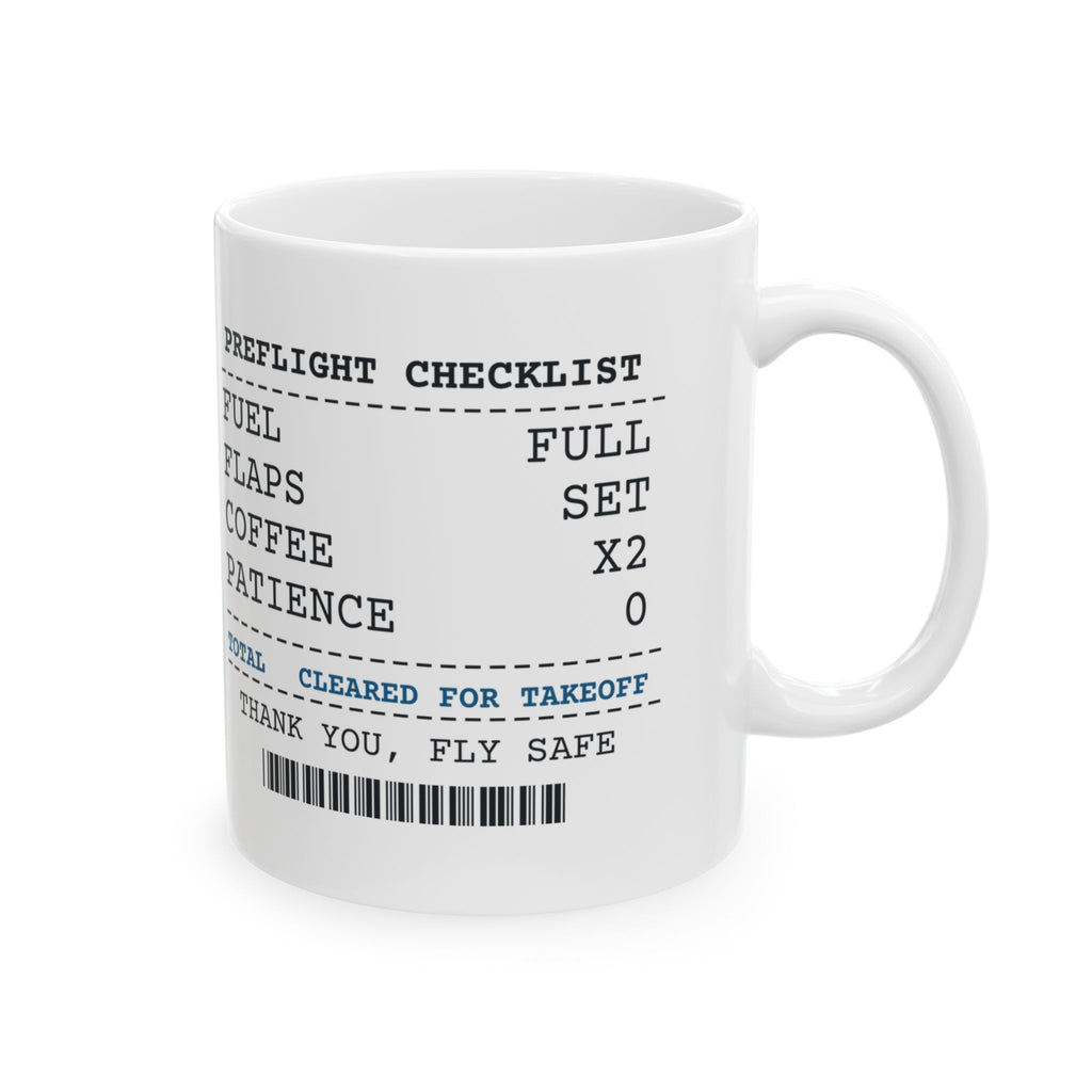 Pilot Coffee Mug Fuel Full Patience Zero Cleared