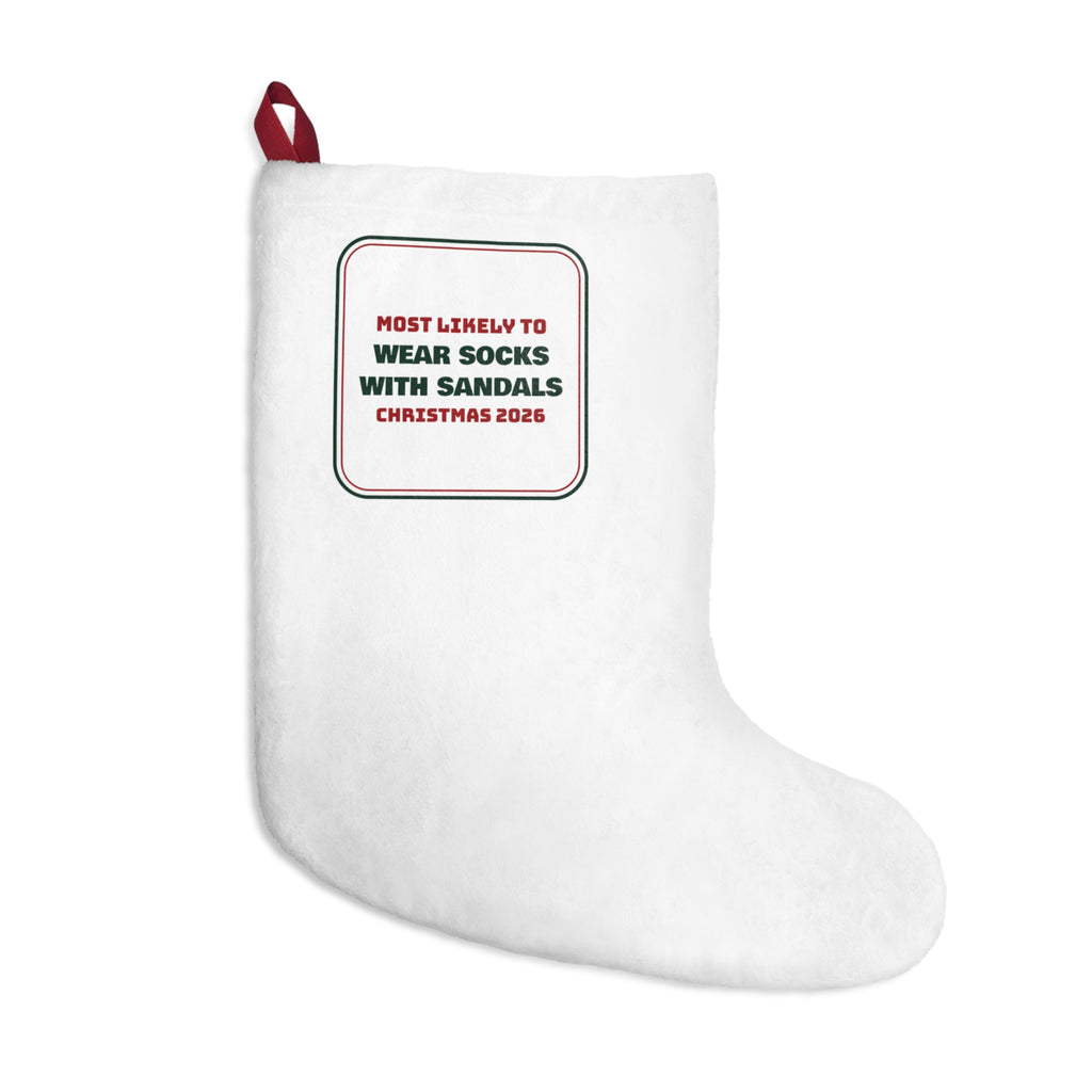 Funny Family Christmas Stocking Most Likely To Wear Socks With