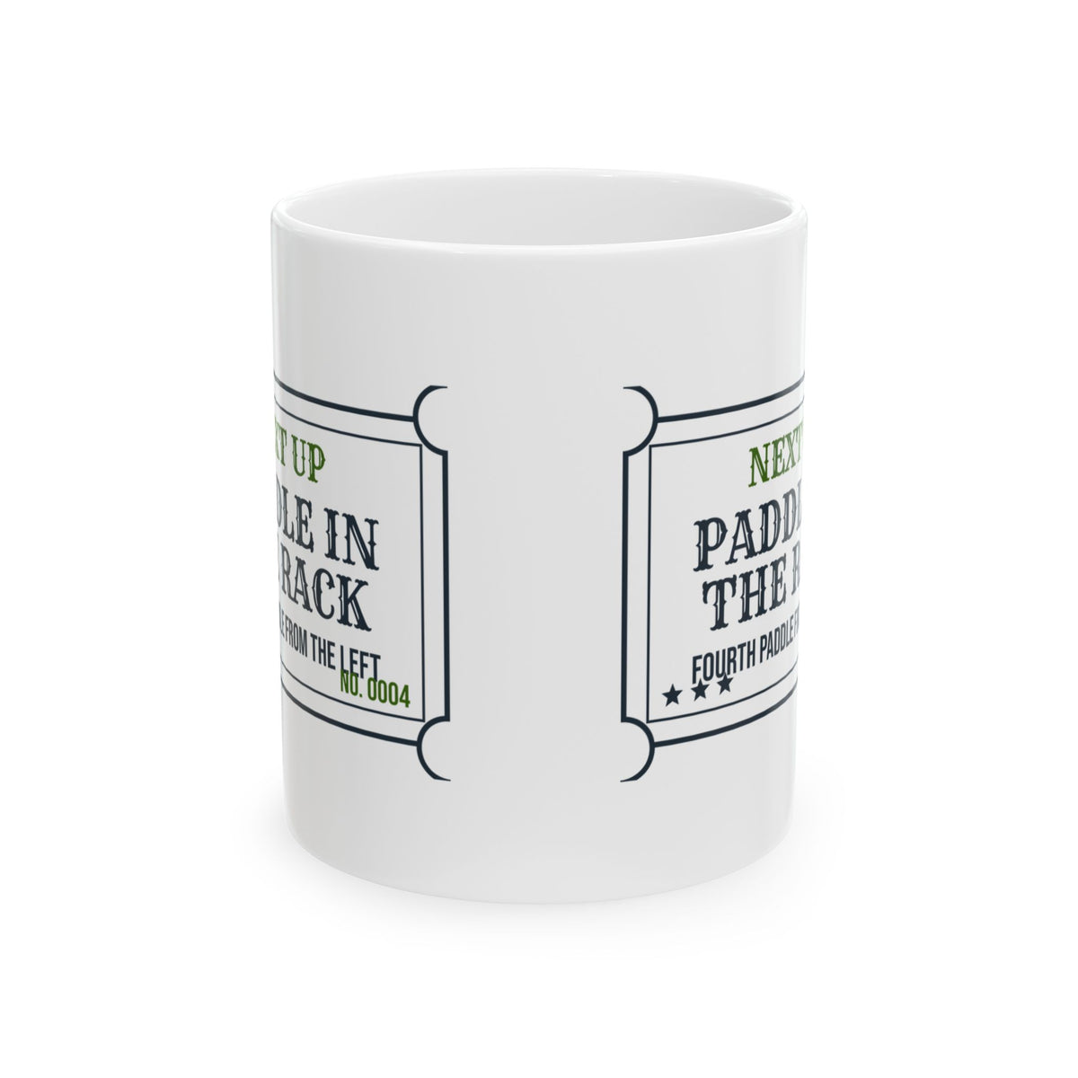 Funny Pickleball Mug Next Up Paddle Rack Ticket For Players