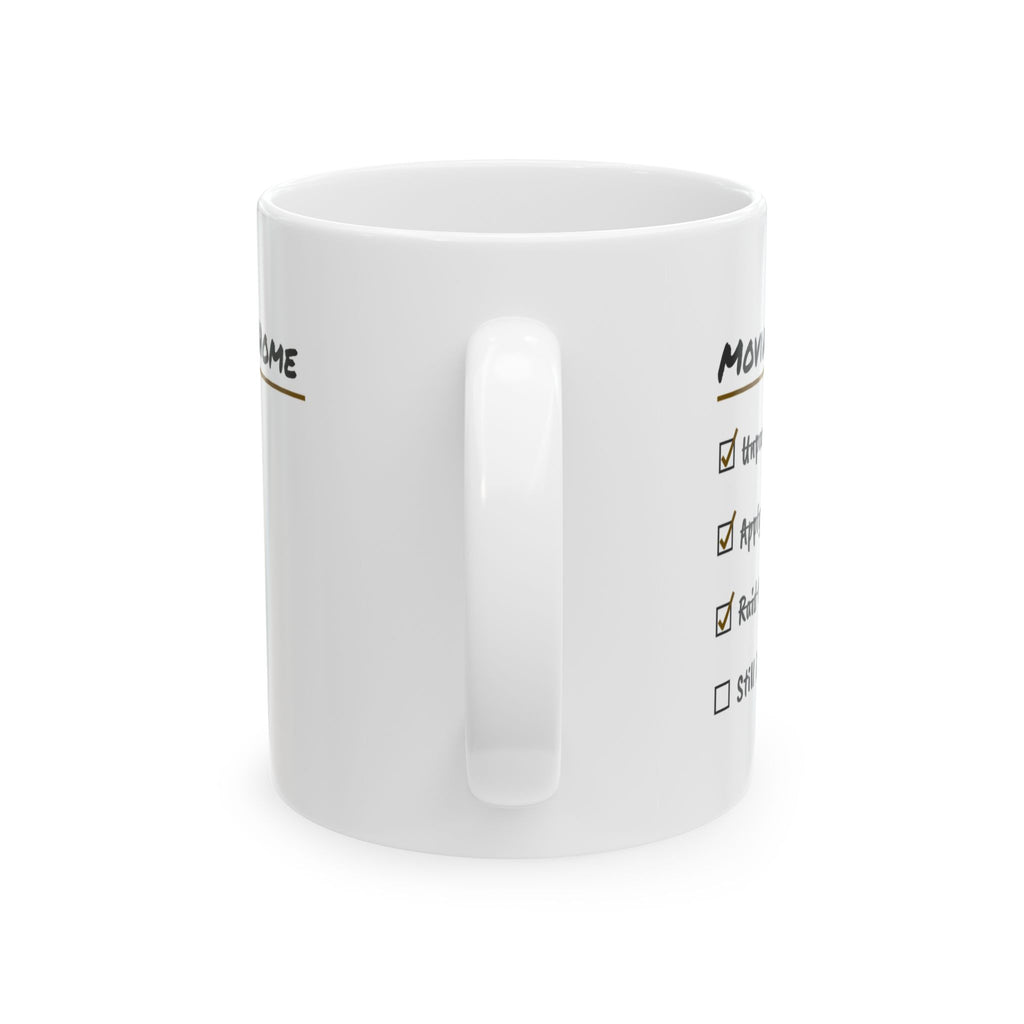 Funny Graduate Coffee Mug Moving Back Home Checklist For Grads