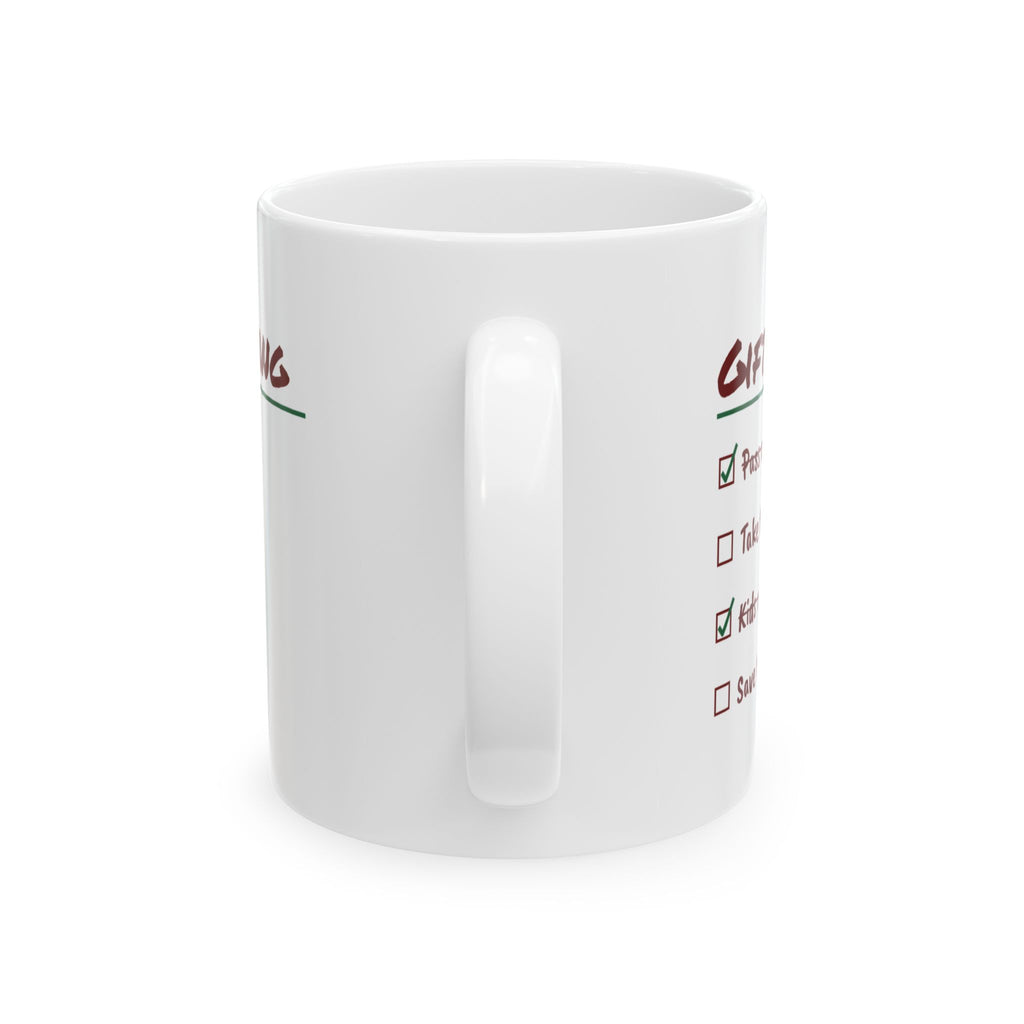 Funny Christmas Family Mug Take Turns Opening Kids Rip All At Once