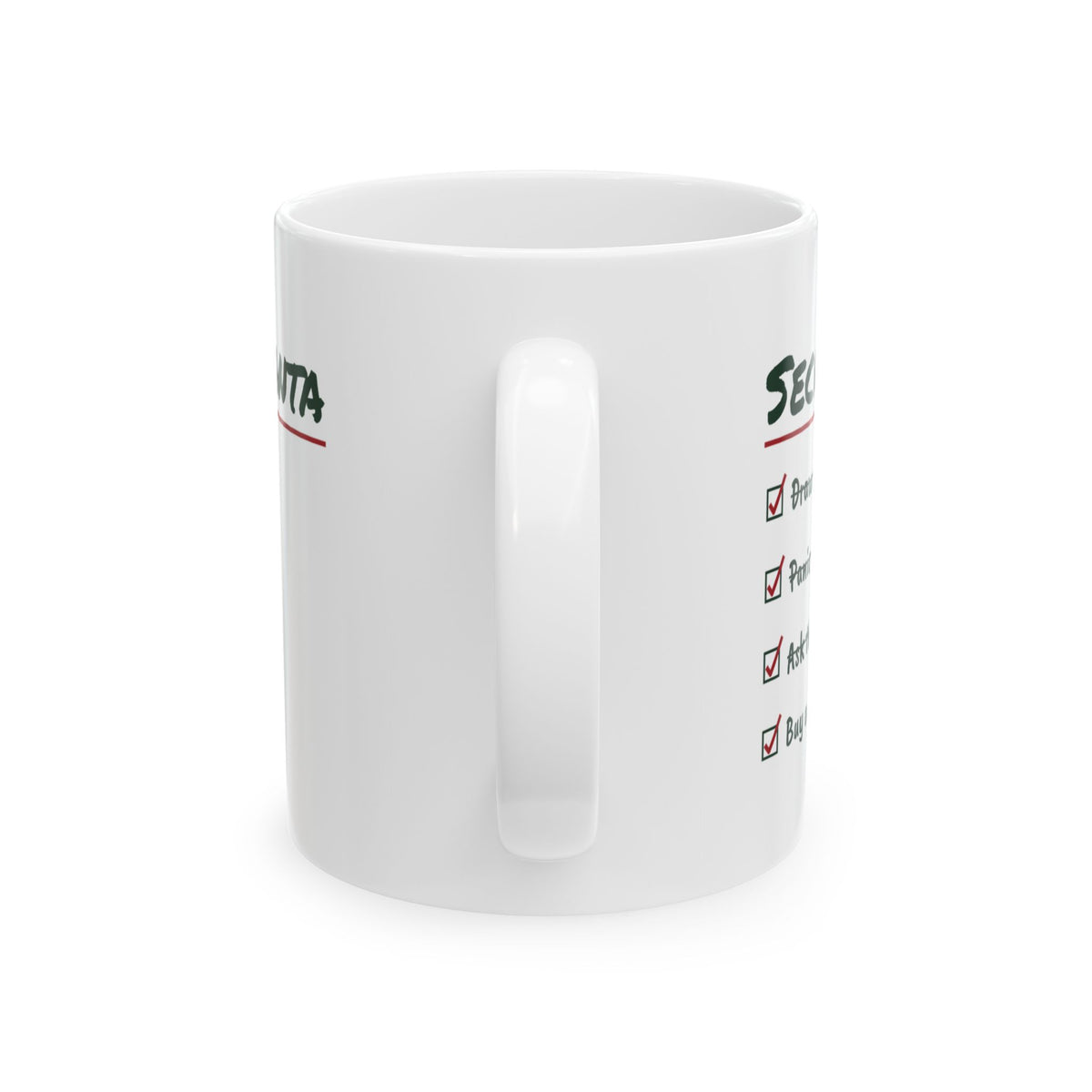 Funny Secret Santa Coffee Mug Ask Their Deskmate Buy A Mug Anyway