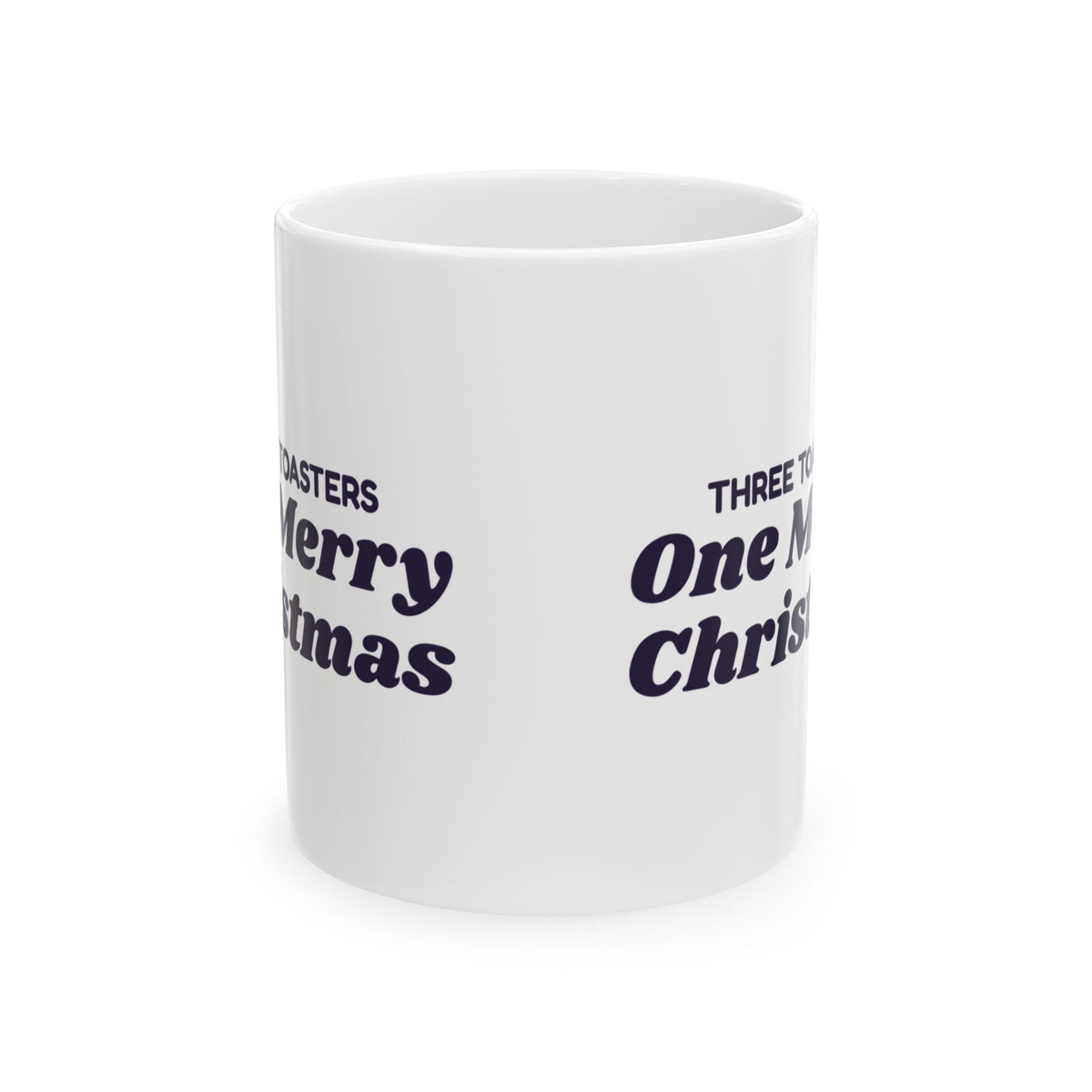 Funny Newlywed Christmas Coffee Mug Three Toasters One Merry Christmas
