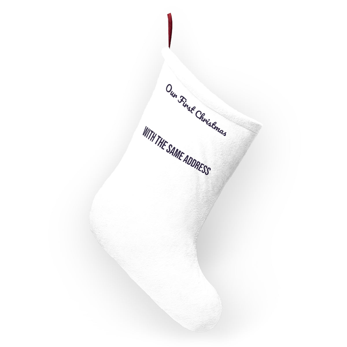 Newlywed Christmas Stocking Our First Christmas With The Same