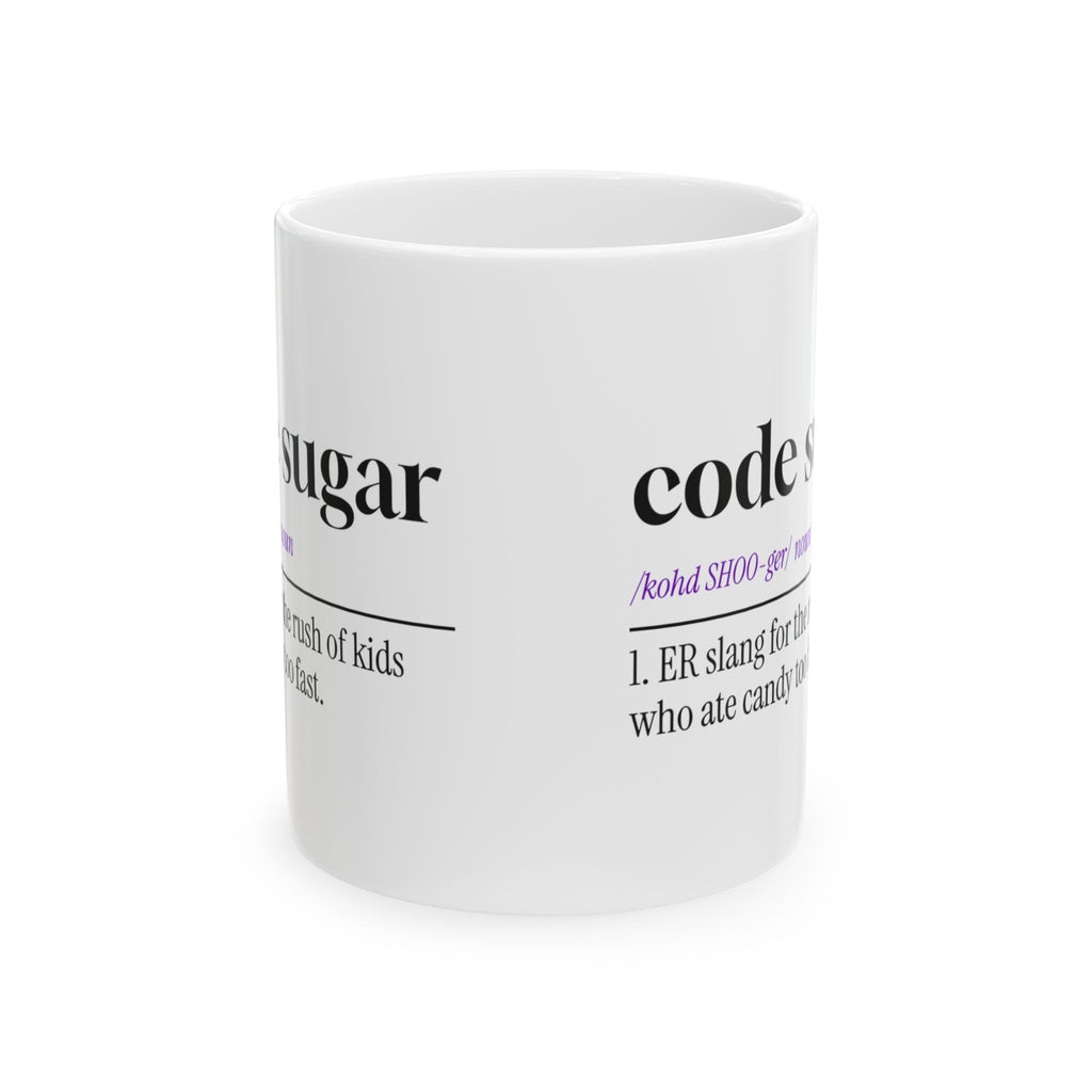 Funny Nurse Coffee Mug Code Sugar Dictionary Design For Nurses