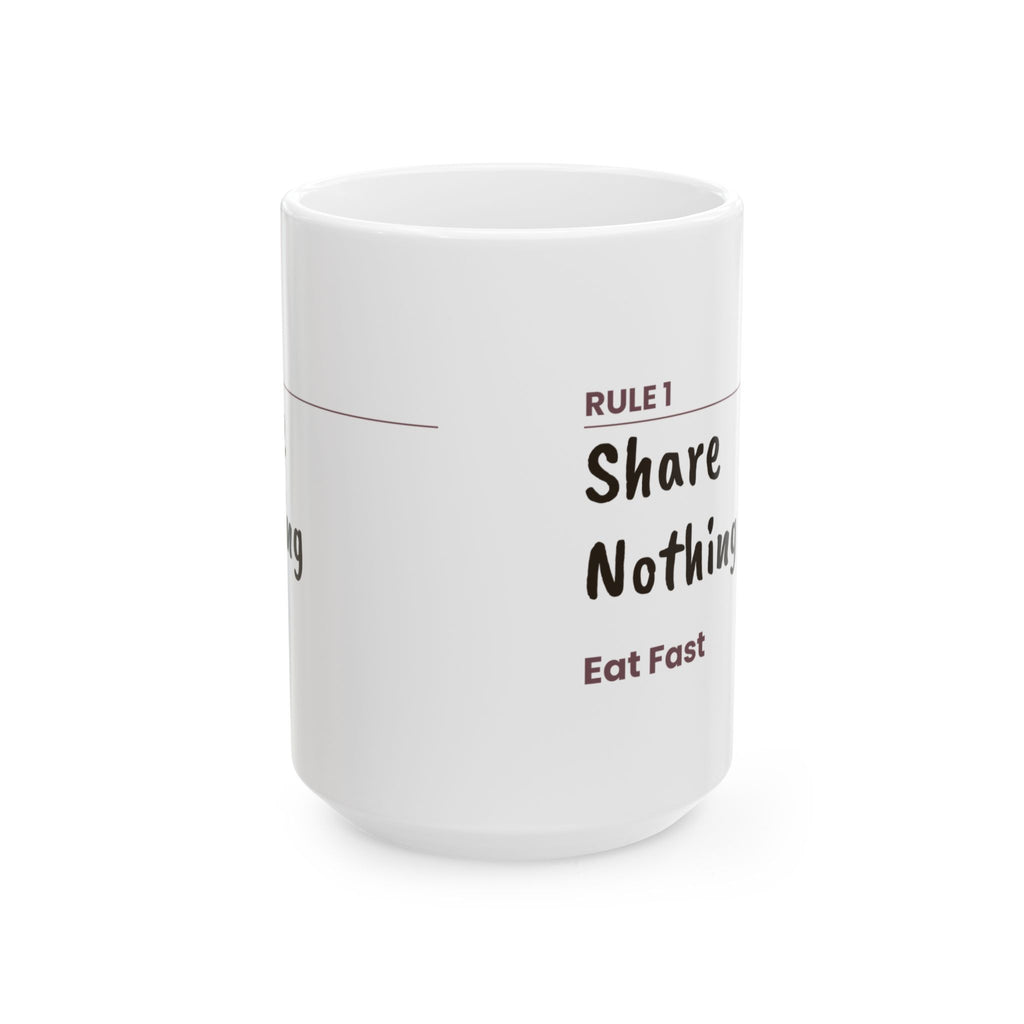 Funny Easter Basket Rules Coffee Mug For Candy Stealing Parents