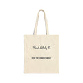 Funny Christmas Tote Bag Most Likely To Pick The Longest Movie Family