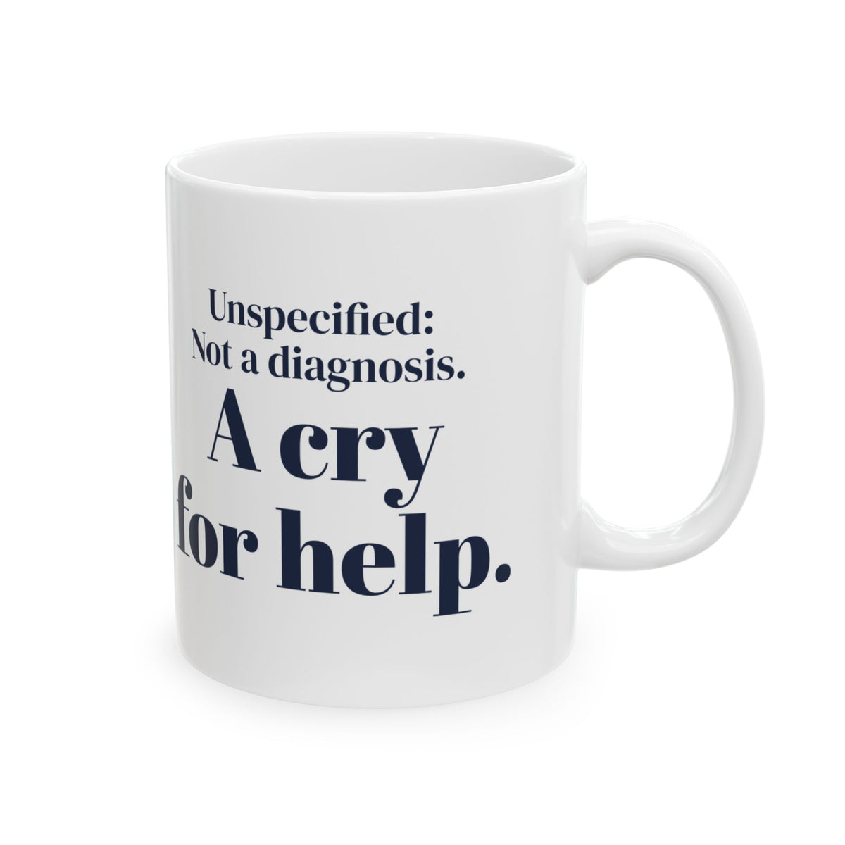 Funny Medical Coder Coffee Mug Unspecified Cry
