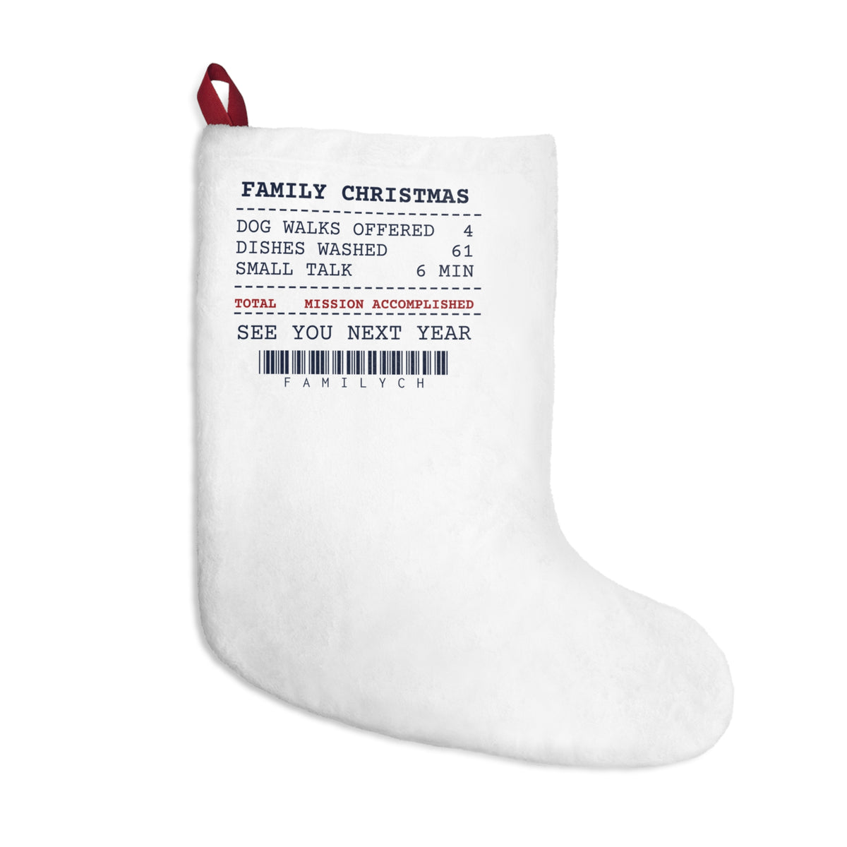 Funny Introvert Christmas Stocking Washed Every Dish To Avoid