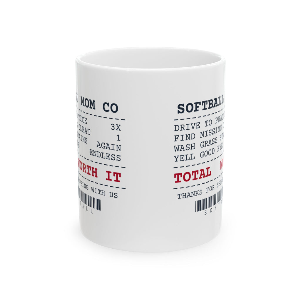 Softball Mom Coffee Mug The Receipt