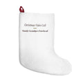Funny Christmas Grandpa Christmas Stocking Video Call Mostly Forehead