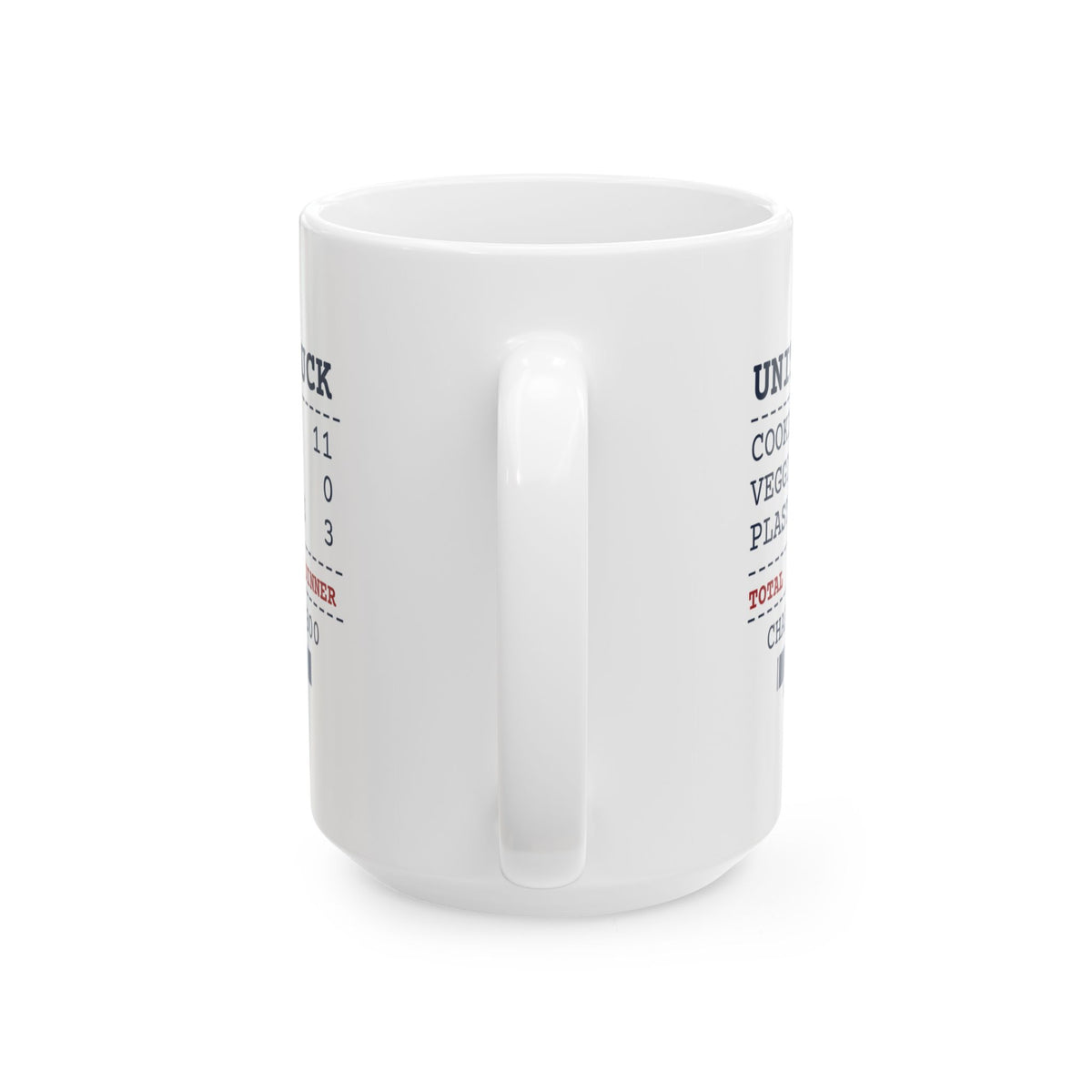 Funny Christmas Nurse Coffee Mug Eleven Cookie Tins Zero Vegetables