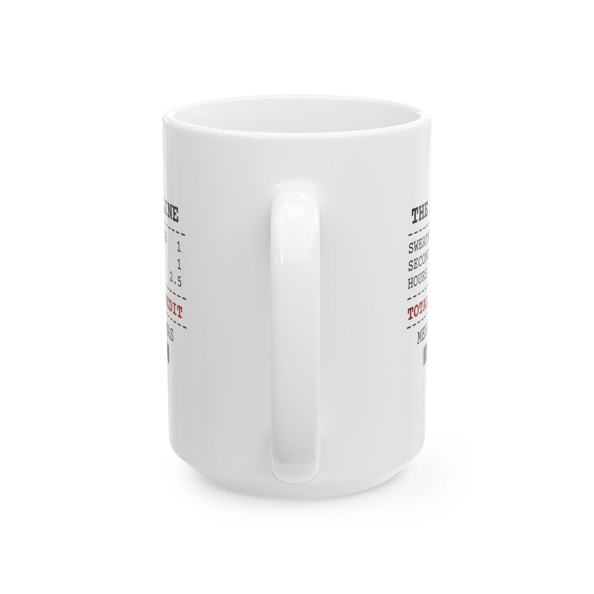 Funny Christmas Coffee Mug Exchange Desk Receipt Store Credit